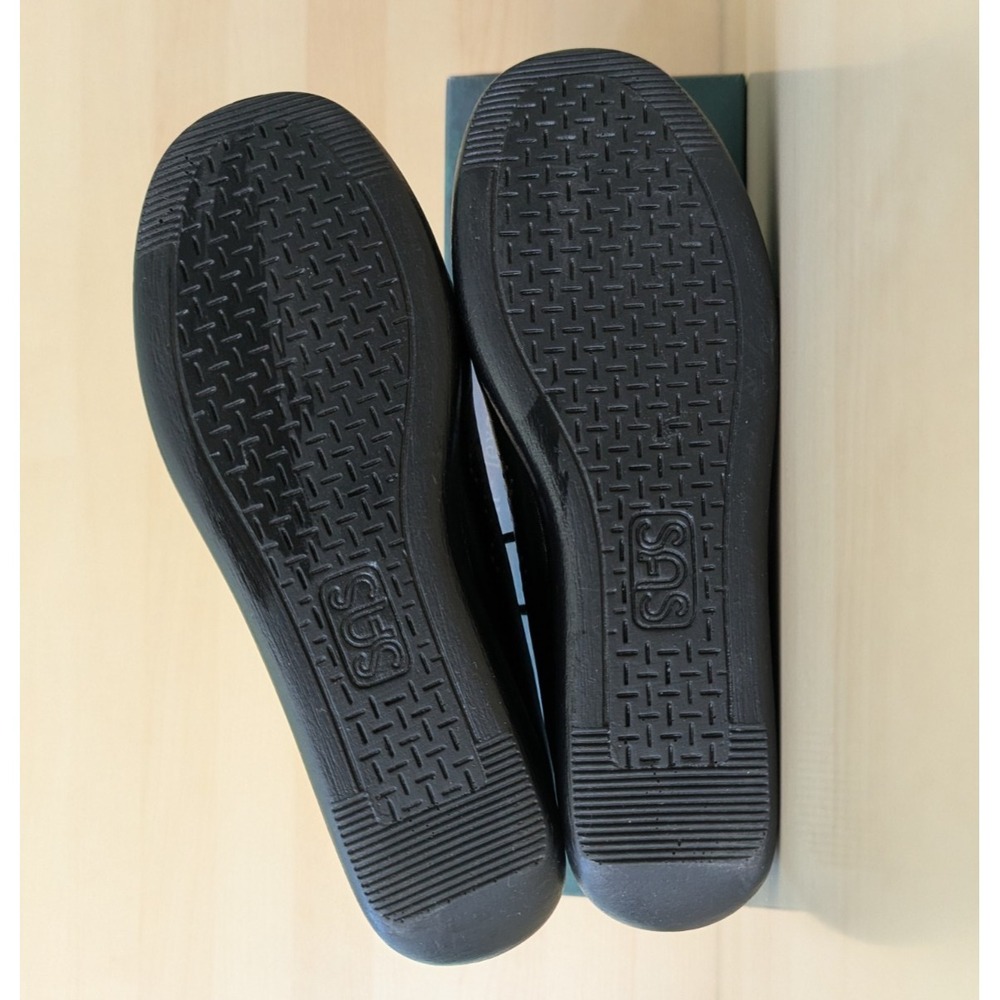 SAS Siesta Lace Up Tripad Comfort Black Bounce Moccasin Lace Wedge Oxfords w/box - Picture 6 of 12